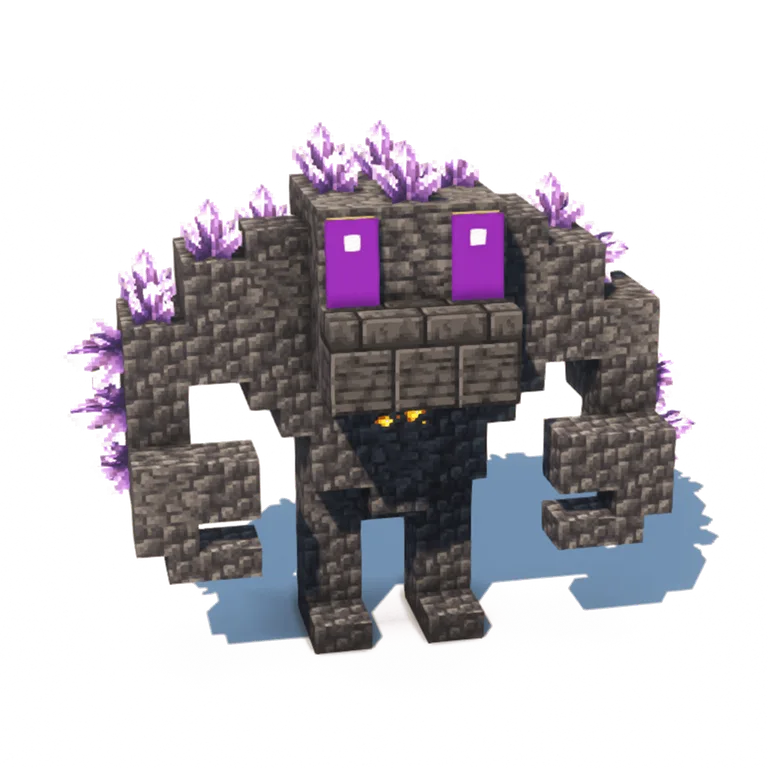 紫水晶魔像(Amethyst Golem)建筑教程