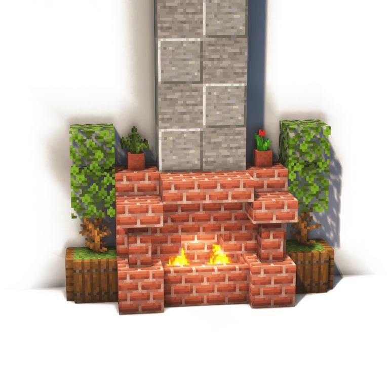 安山砖壁炉(Andebrick Fireplace)建筑教程