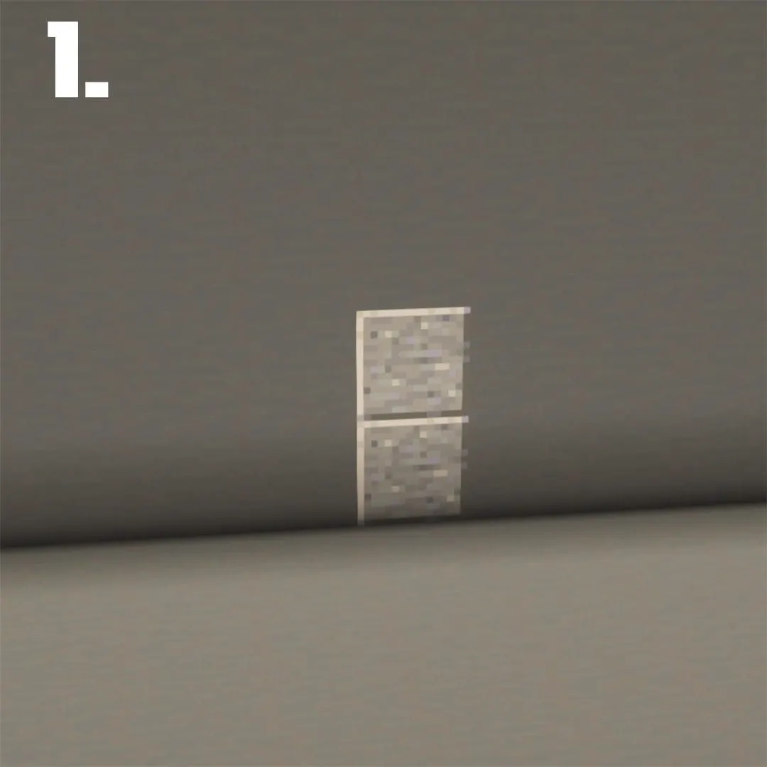 安山岩壁炉（Andesite Fireplace）建筑教程 第 1 步