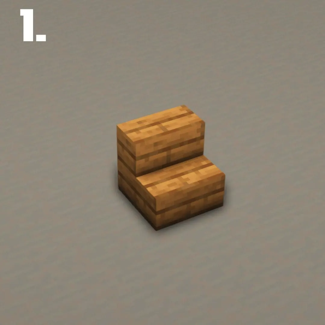 云杉方椅（Another Small Spruce Chair）建筑教程 第 1 步