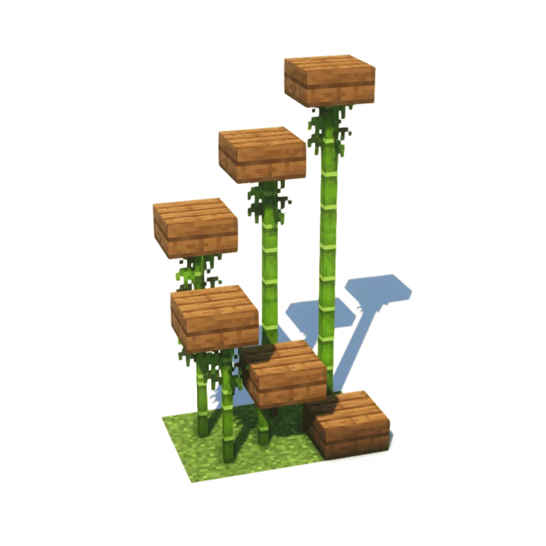 竹林阶梯造景(Bamboo Stair Way Decor)建筑教程