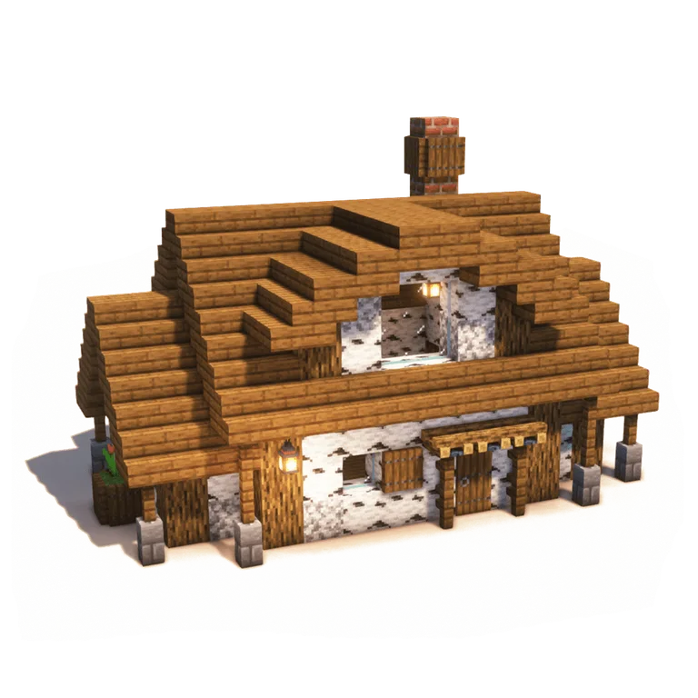 白桦小屋(Birch House)建筑教程