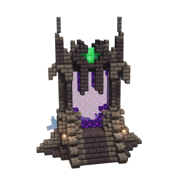 黑石地狱门(Black Stone Nether Portal)建筑教程