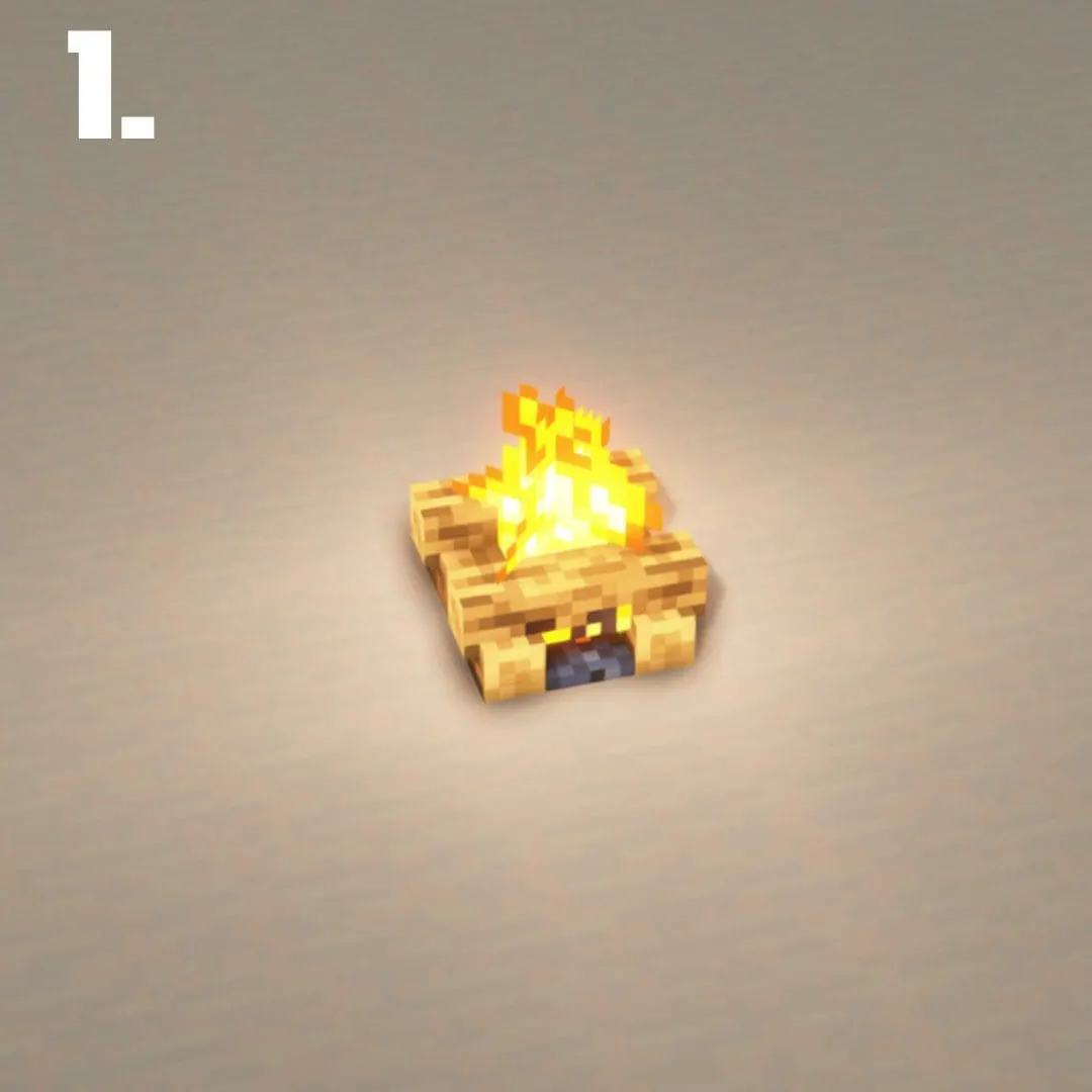 篝火炖锅（Campfire Cauldron）建筑教程 第 1 步