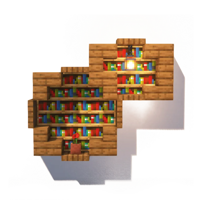 环形书架(Circular Bookshelf)建筑教程