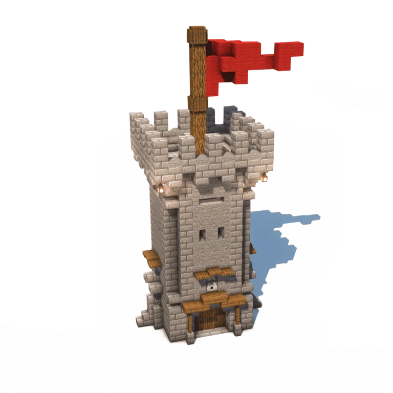 防御哨塔(Defensive Medieval Tower)建筑教程