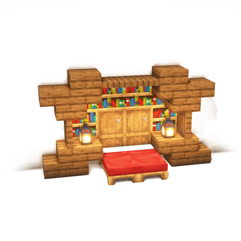 书房双人床(Double Reader's Bed)建筑教程