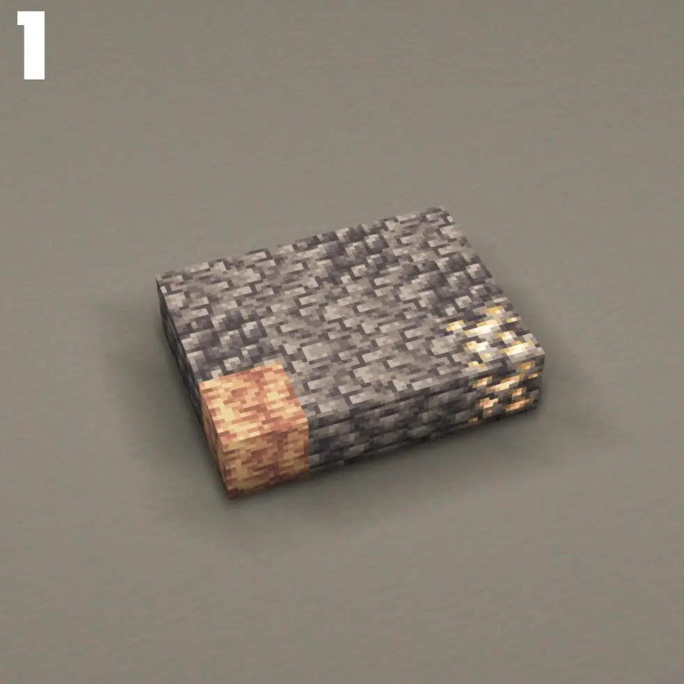 滴水石岩（Dripstone Rock）建筑教程 第 1 步