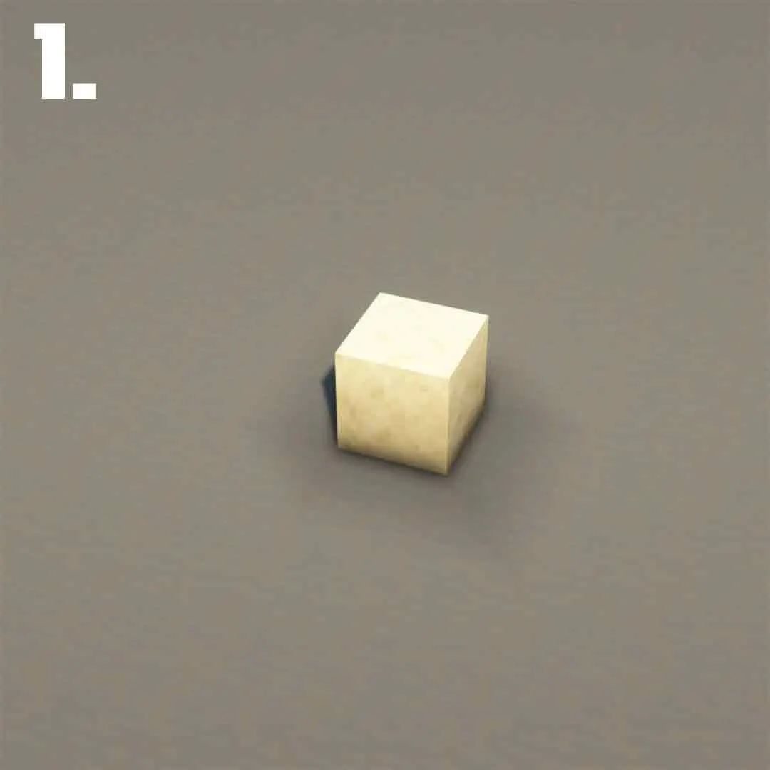 吉萨金字塔（Giza）建筑教程 第 1 步