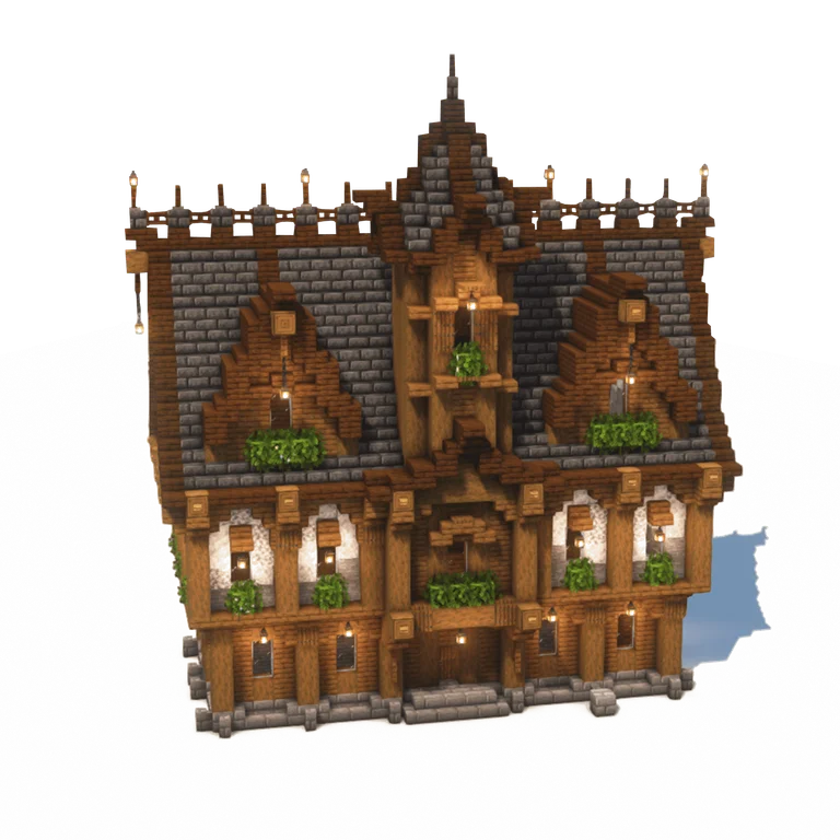 云杉大庄园(Grand Spruce Manor)建筑教程