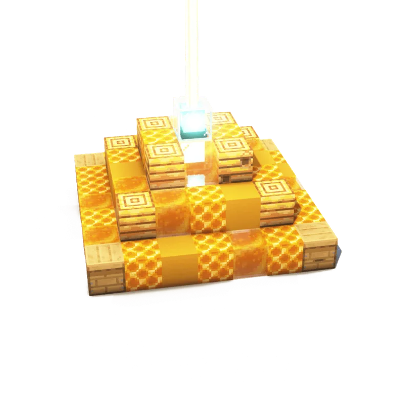 蜂蜜块信标底座（Honey Beacon Hack）建筑教程