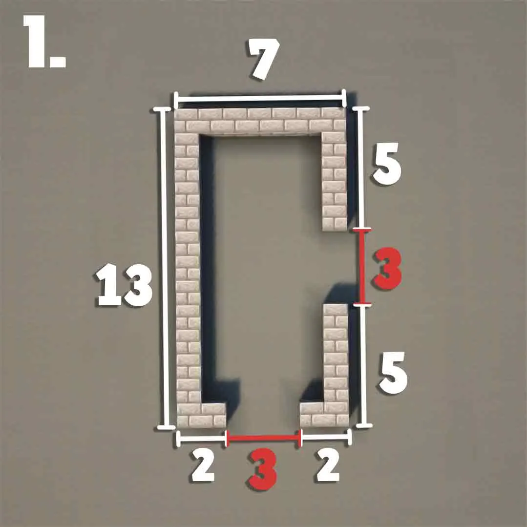 骑士之家（Knights Home）建筑教程 第 1 步