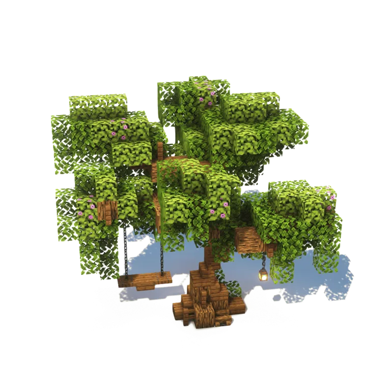 大橡树(Large Oak Tree)建筑教程