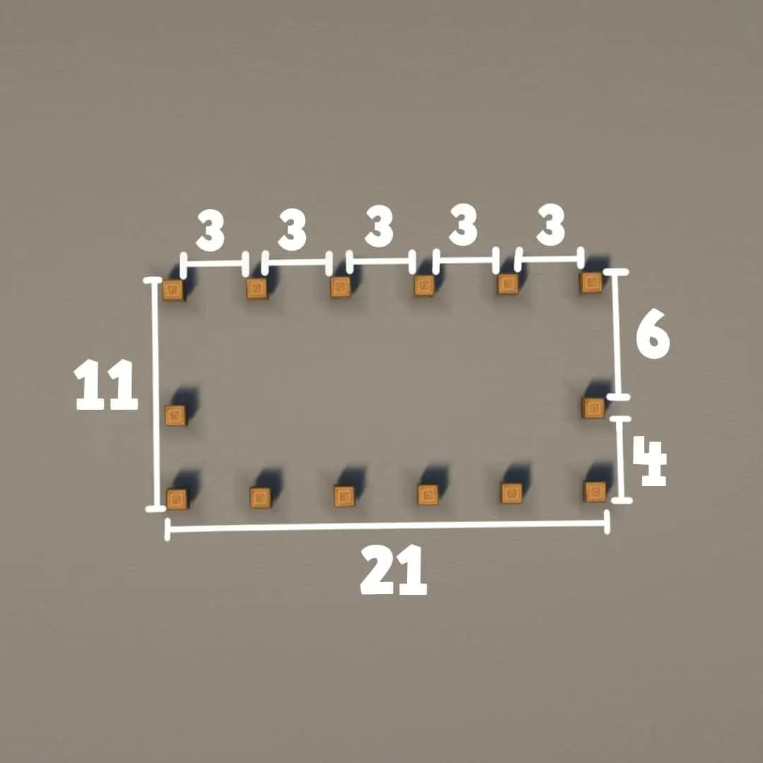 大型生存木屋（Large Survival House）建筑教程 第 1 步