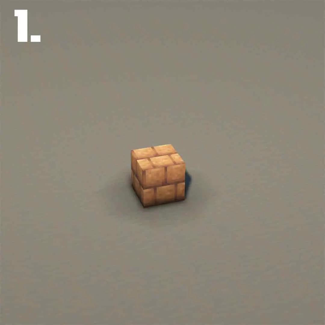 红树林灯柱（Mangrovian Lantern）建筑教程 第 1 步