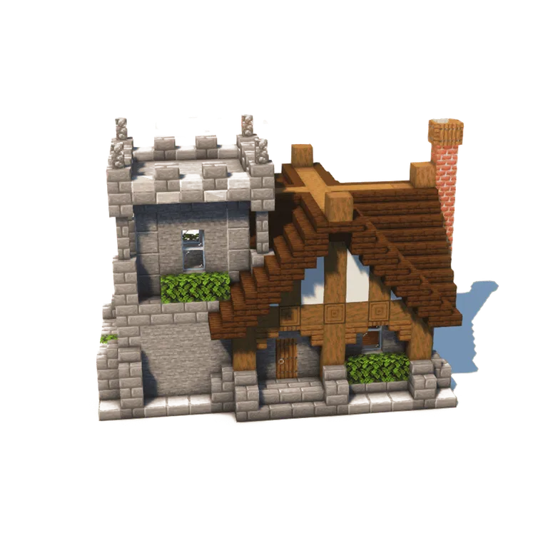 中世纪岗哨(Medieval Guard House)建筑教程