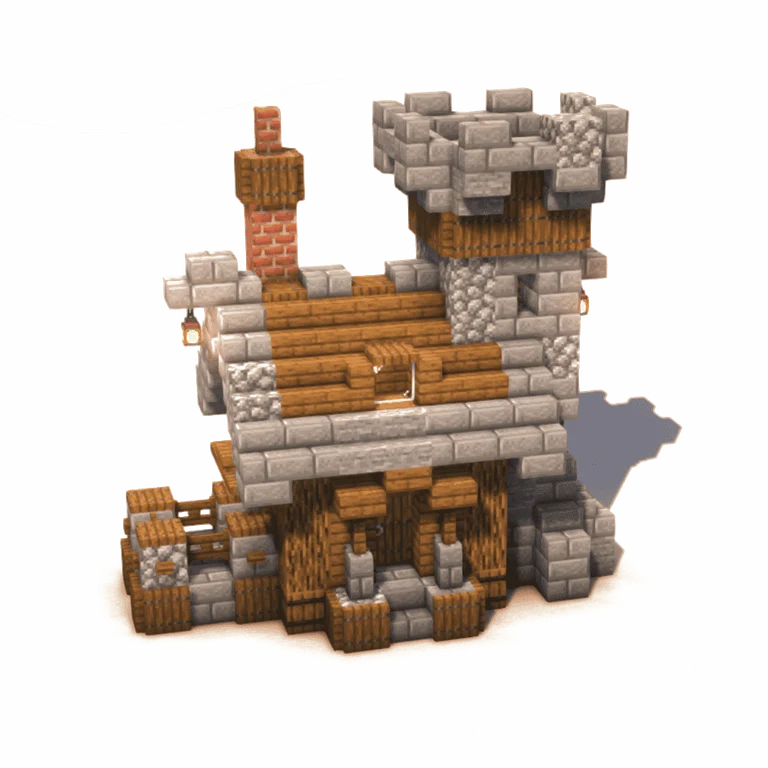 中世纪民居(Medieval House)建筑教程