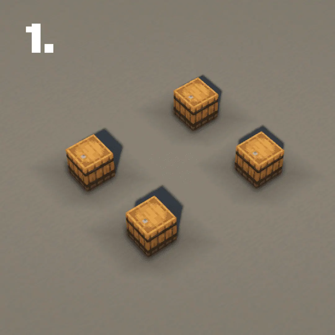 中世纪集市（Medieval Market）建筑教程 第 1 步