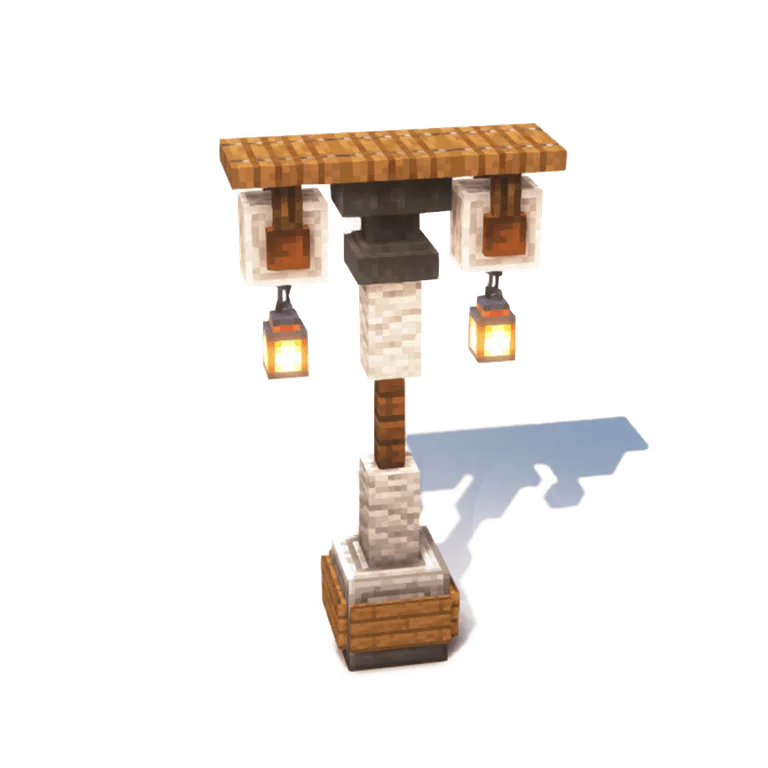 中世纪石灯(Medieval Stone Lantern)建筑教程