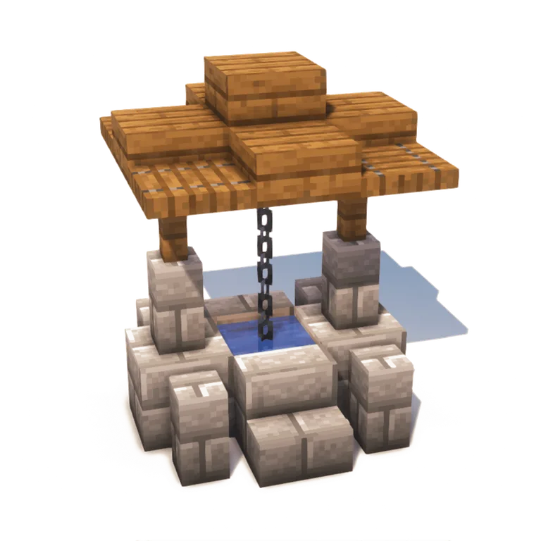 中世纪水井(Medieval Well)建筑教程