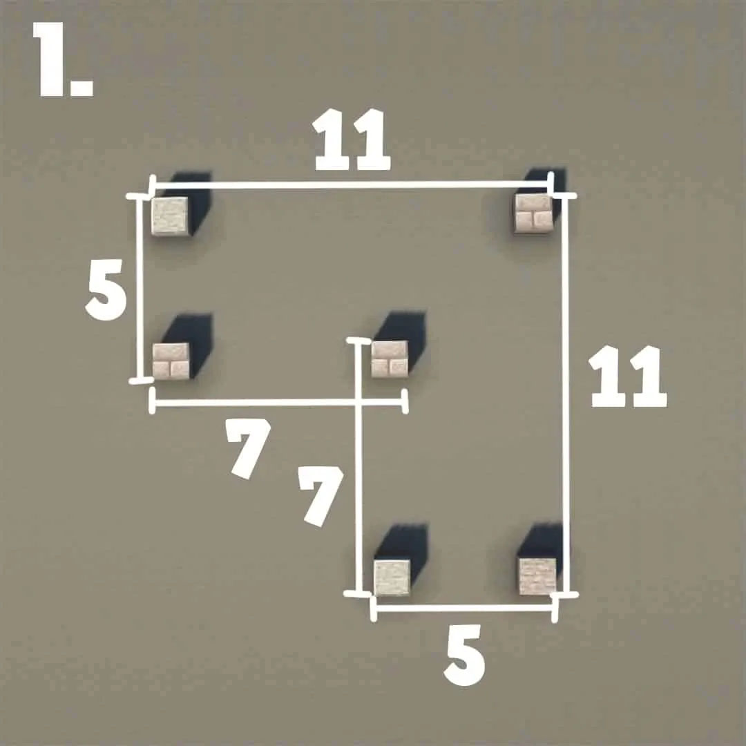 中古民居（Middle Age House）建筑教程 第 1 步