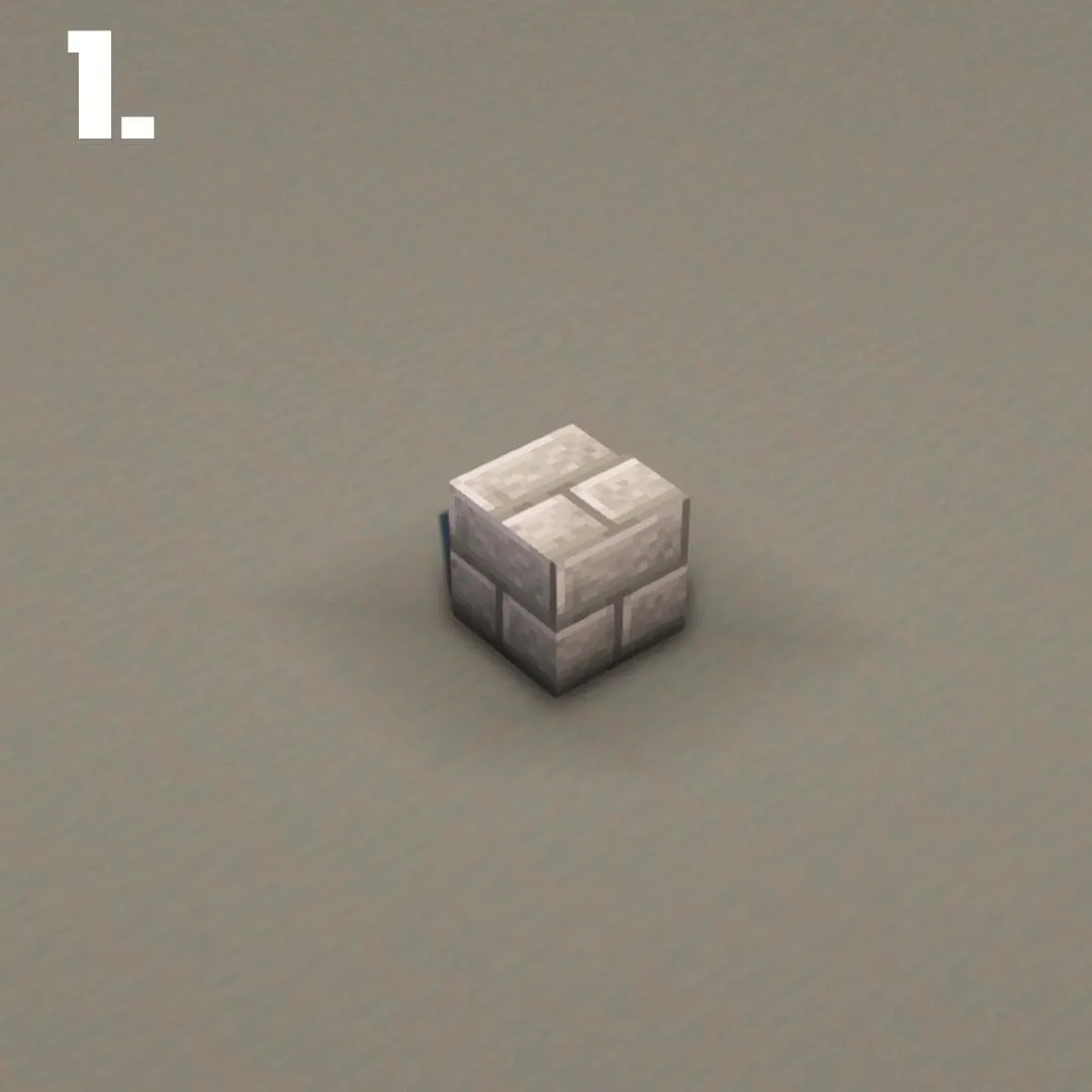 中世纪起重机（Minecraft Medieval Crane）建筑教程 第 1 步
