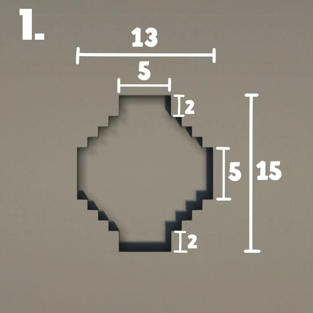 迷你竞技场（Mini Arena）建筑教程 第 1 步