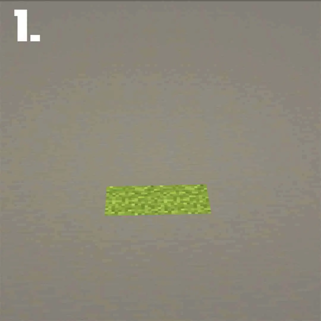 苔藓人（Moss-Man）建筑教程 第 1 步
