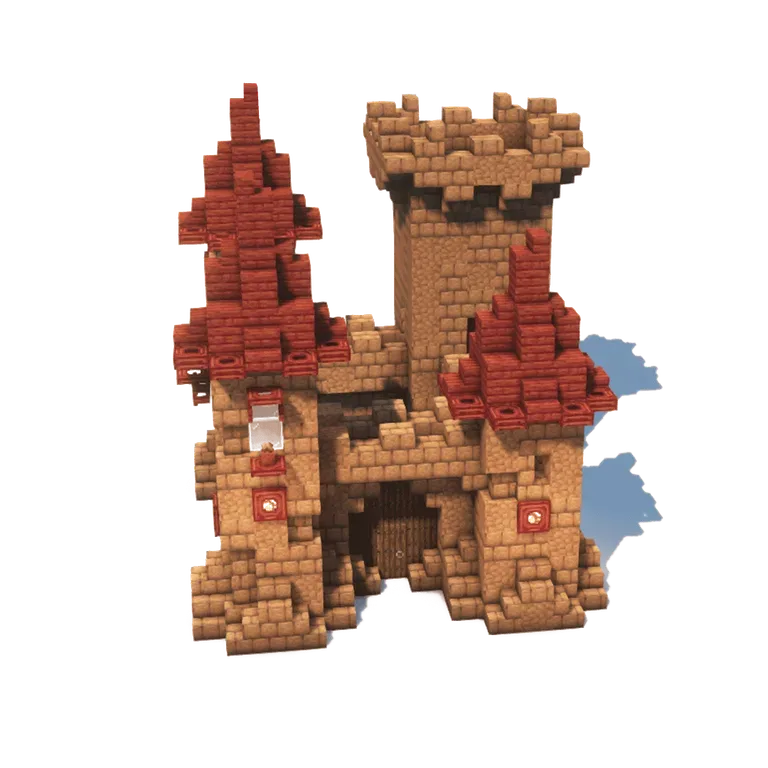 泥砖城堡(Mud Castle)建筑教程
