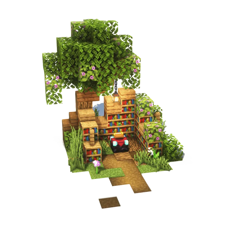 自然附魔角(Natural Enchanting)建筑教程