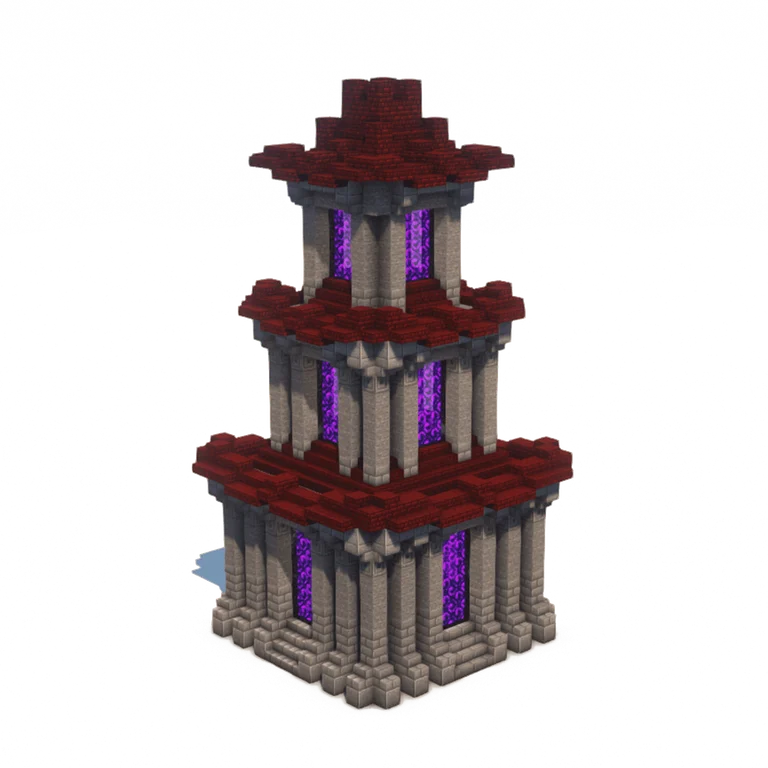 下界尖塔(Nether Spire)建筑教程