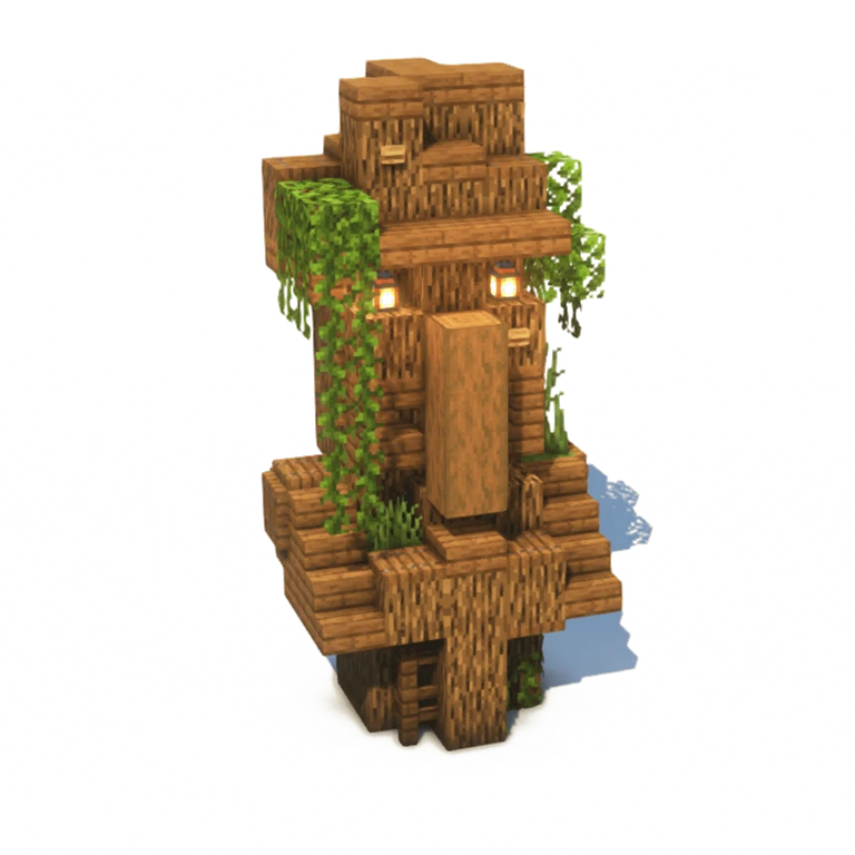 橡木图腾(Oak Totem)建筑教程