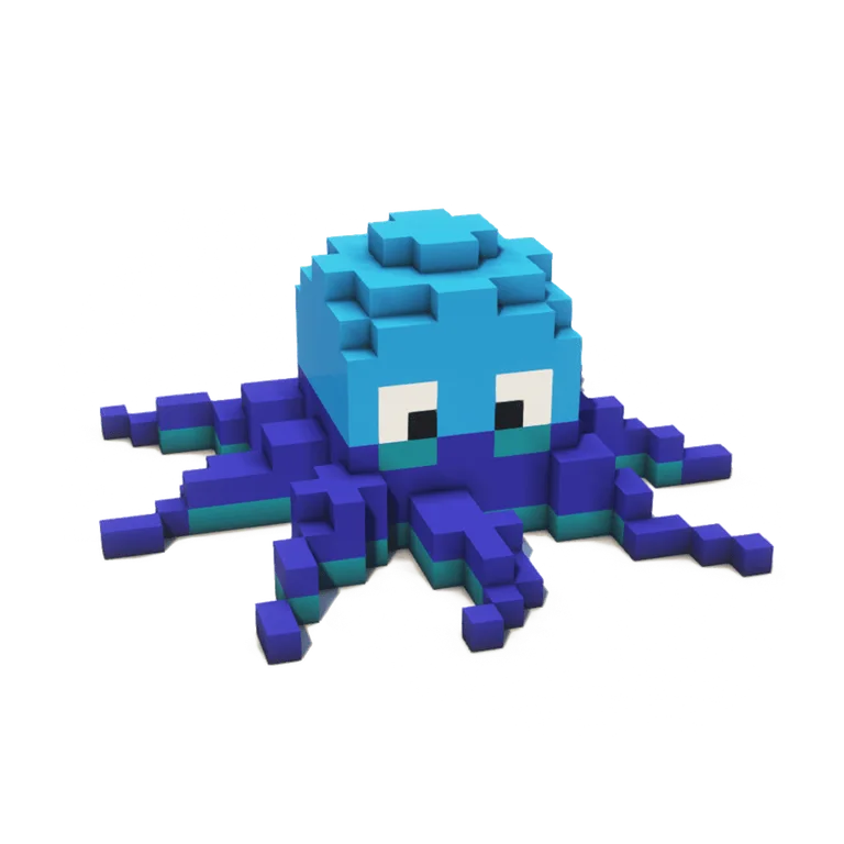 章鱼雕像(Octopus)建筑教程