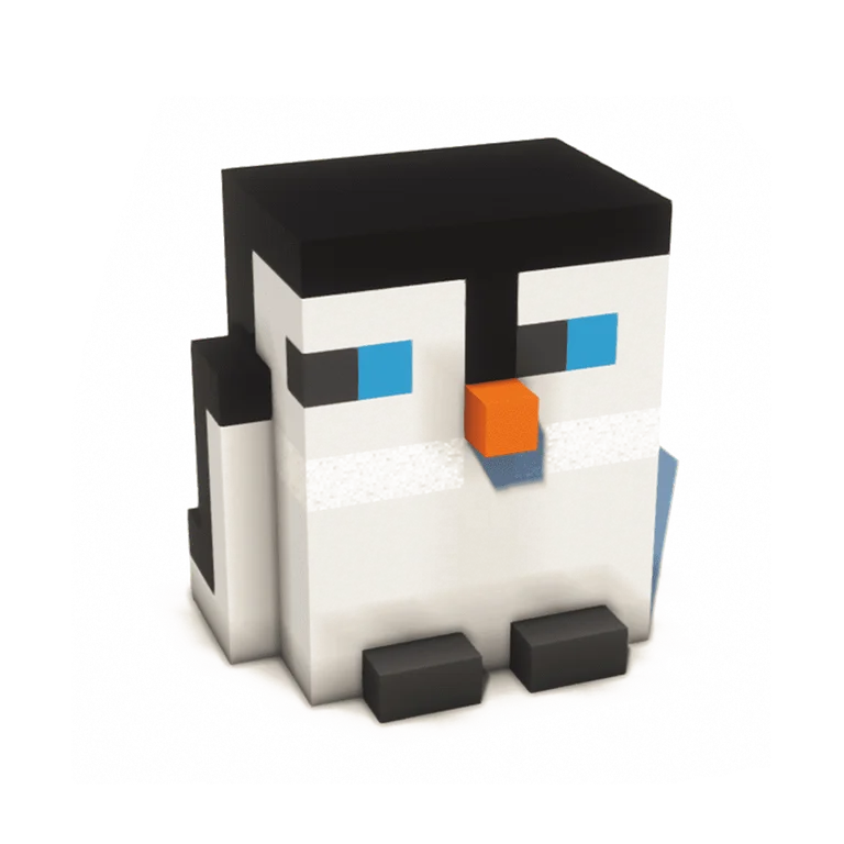 企鹅雕像(Pinguin)建筑教程