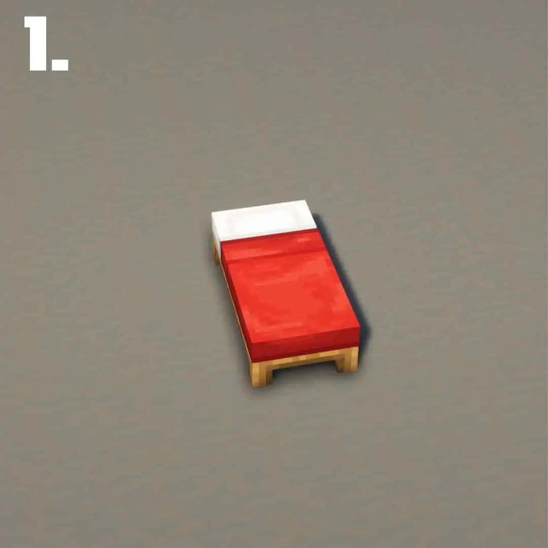 红橡王座（Red Oak Throne）建筑教程 第 1 步