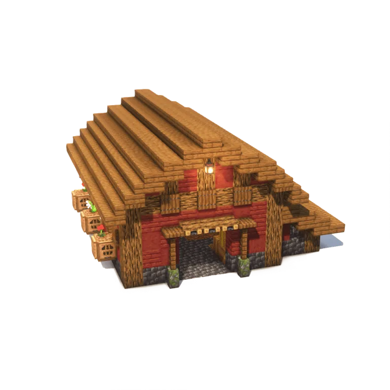 乡村谷仓(Rustic Barn)建筑教程