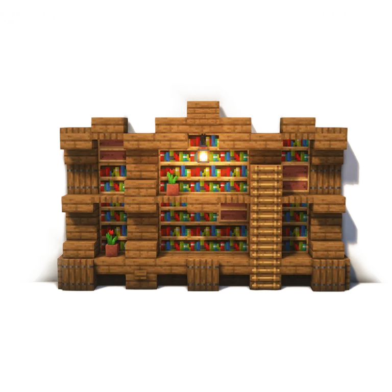 乡村风书架(Rustica Bookshelf)建筑教程