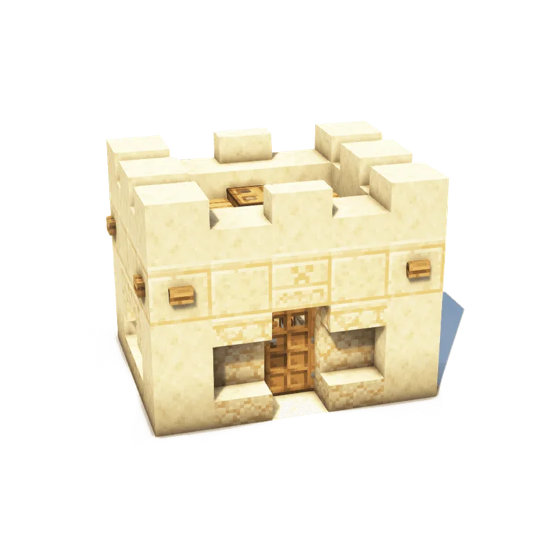 沙地新手屋(Sandy Starter)建筑教程