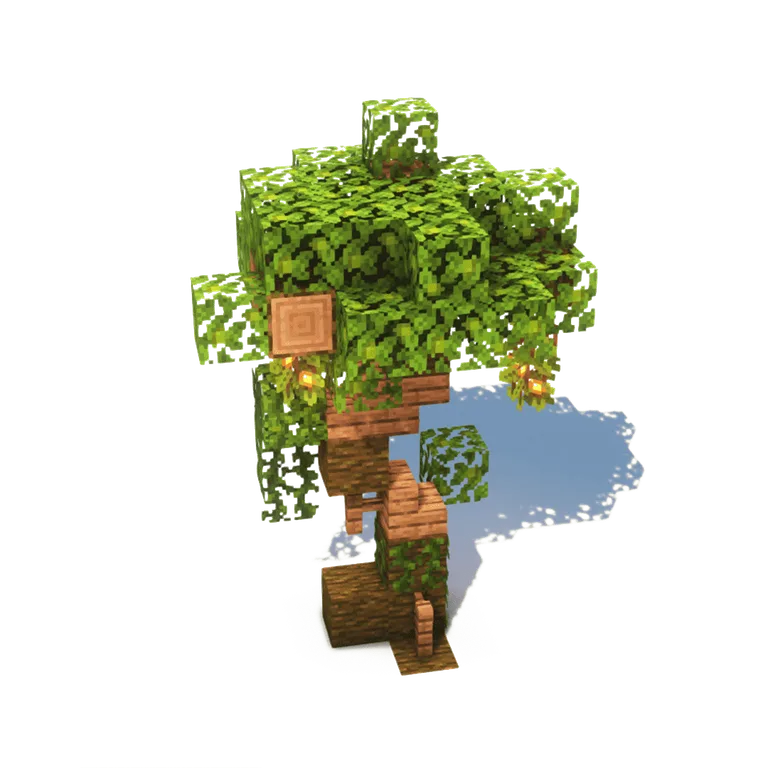 丛林小树(Small Jungle Tree)建筑教程
