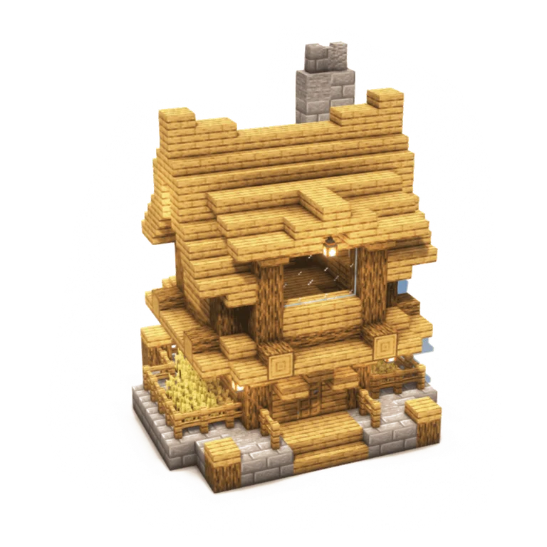 卡格斯橡木小屋(Small Kargeth Oak House)建筑教程