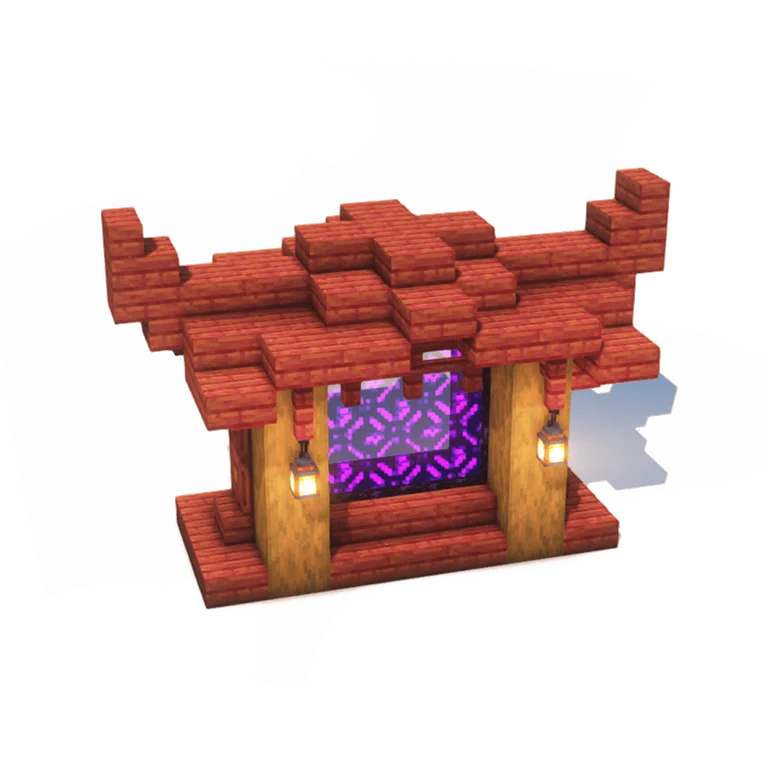 红树林小地狱门(Small Mangrovian Nether Portal)建筑教程