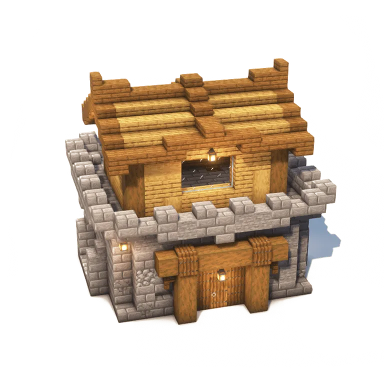 中世纪小基地(Small Medieval Base)建筑教程