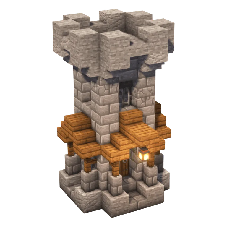 中世纪小塔(Small Medieval Tower)建筑教程