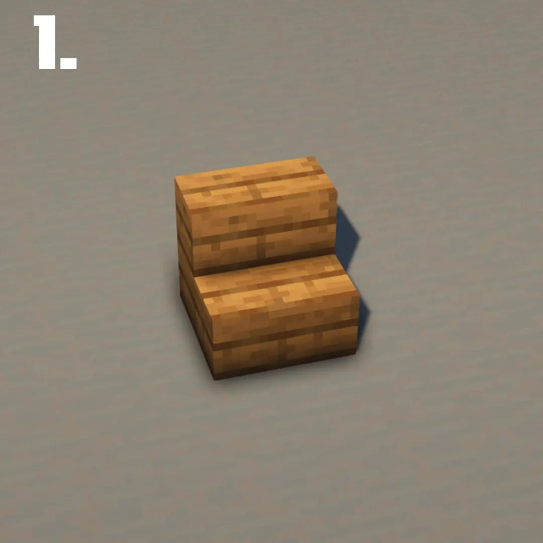 乡村小扶手椅（Small Rustic Chair）建筑教程 第 1 步