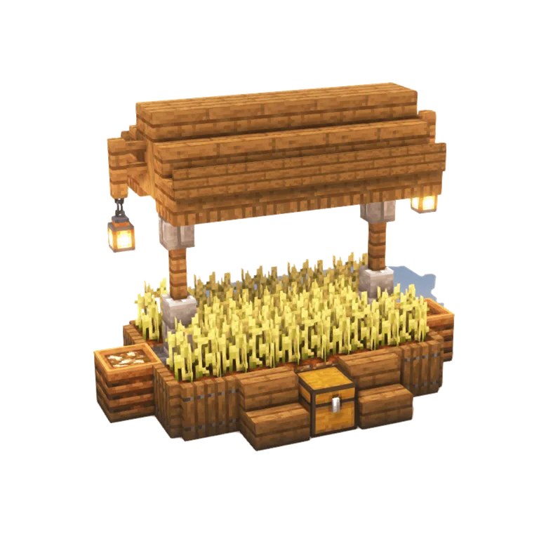 乡村小农田(Small Rustic Farm)建筑教程