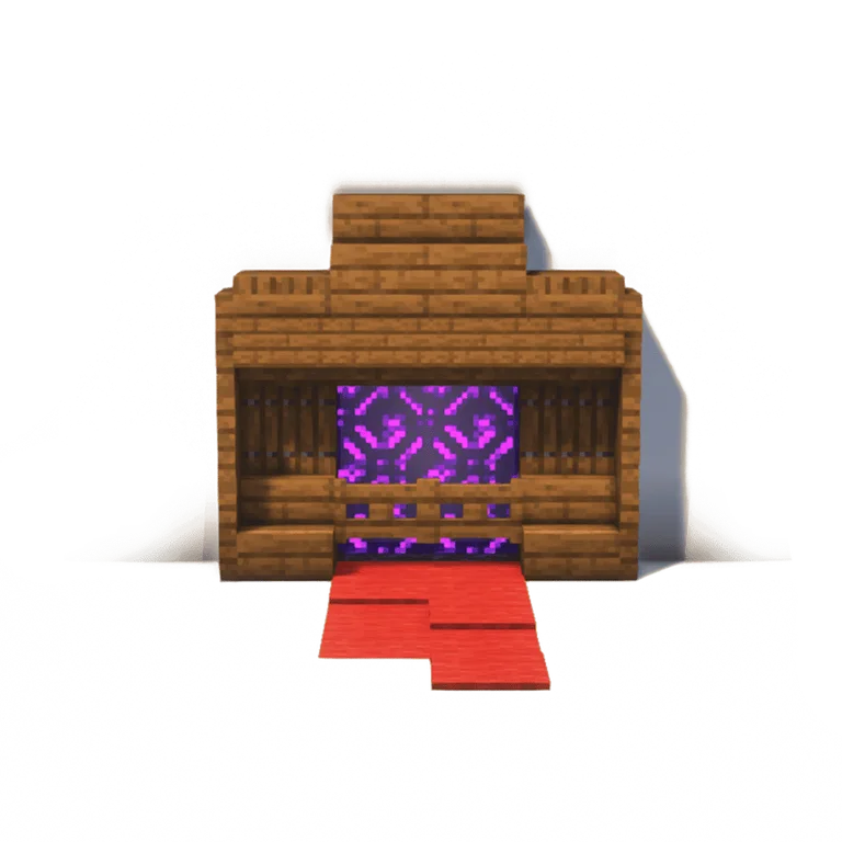 乡村小地狱门(Small Rustic Nether Portal)建筑教程