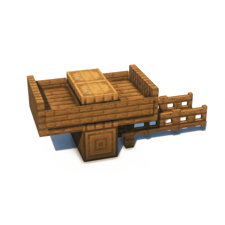 云杉小推车(Small Spruce Cart)建筑教程