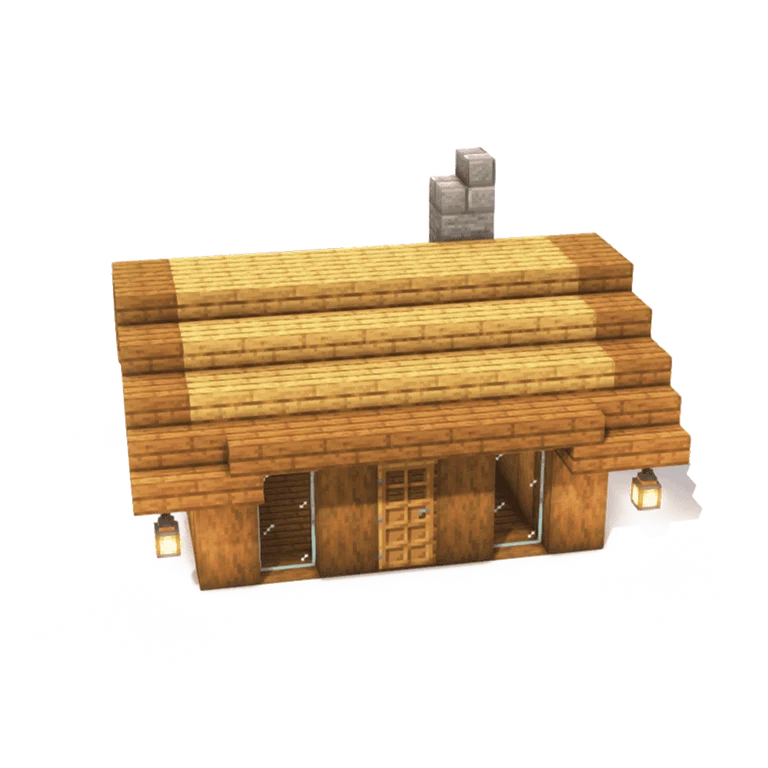 林地新手屋(Small Woodland Starter)建筑教程