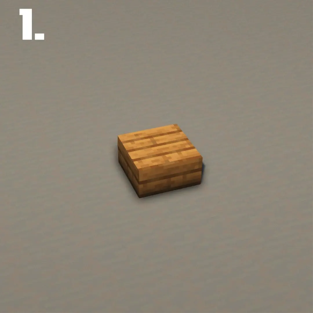 旗帜靠背椅（Spruce Grand Chair）建筑教程 第 1 步