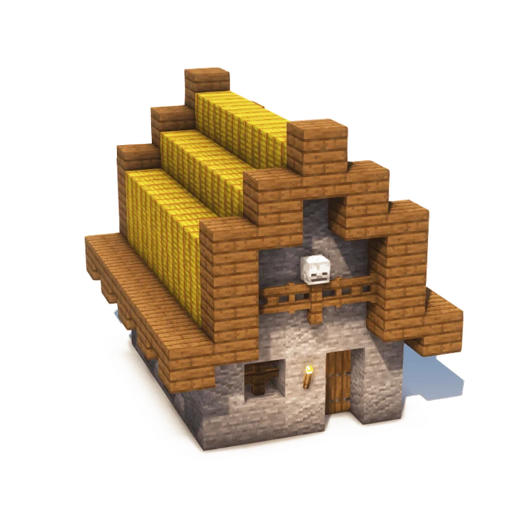 石器时代小屋(Stone Age House)建筑教程